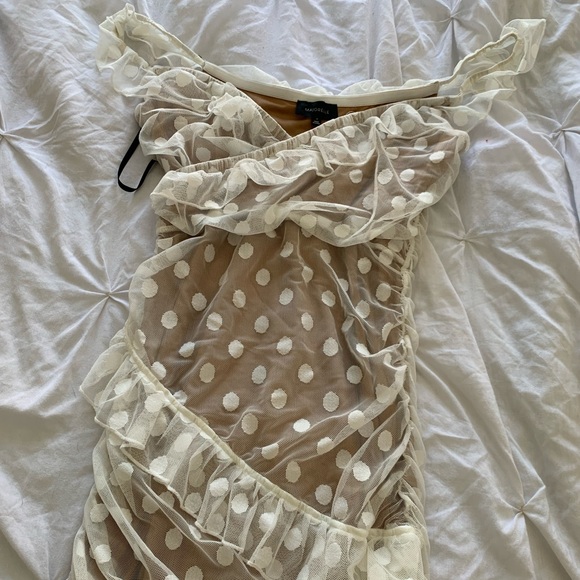 Majorelle Bandit White Polka Dot Dress - Picture 12 of 14